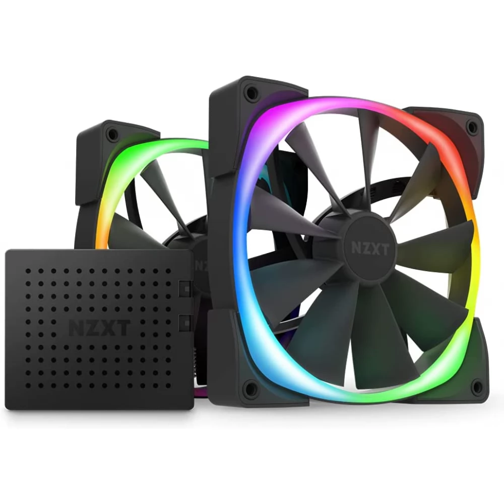 NZXT Aer RGB 2 140mm x2 starter kit - 2 pieces set HF-2814C-DB black