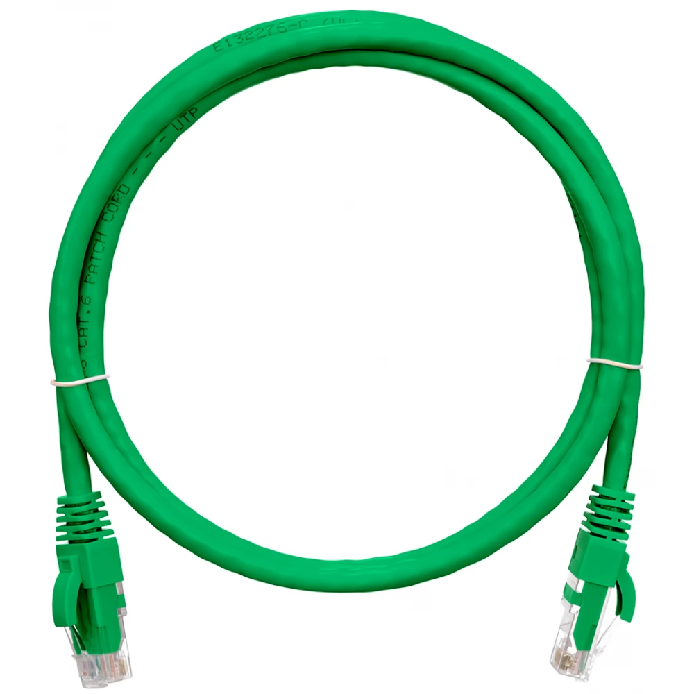 NIKOMAX UTP CAT6 Connector Green 20m NMC-PC4UE55B-200-GN