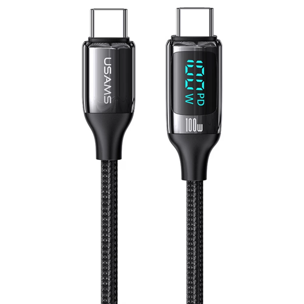 USAMS USB 2.0 Type C veza Crno 1.2m SJ546USB01