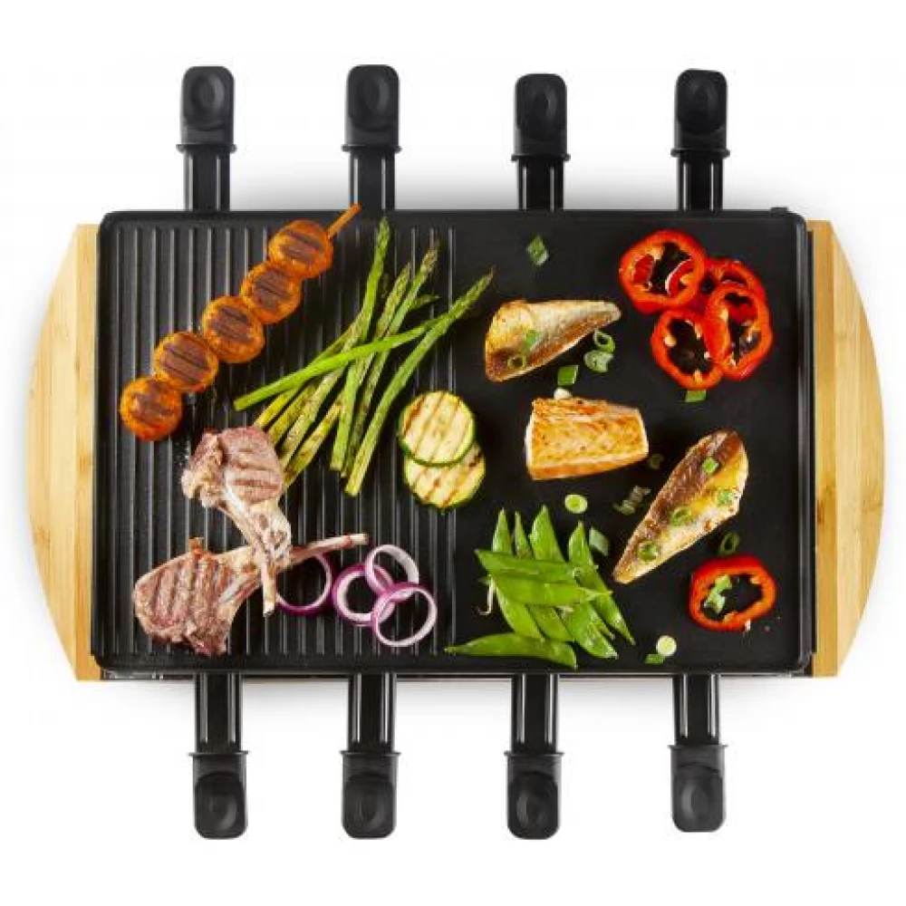 DOMO DO9246G Bamboo Raclette-grill 1200 W fa / black - iPoncomp.com