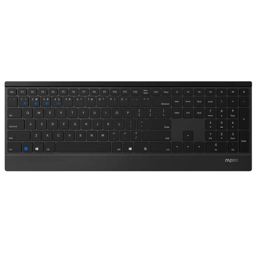 RAPOO E9500M Wireless Magyar fekete