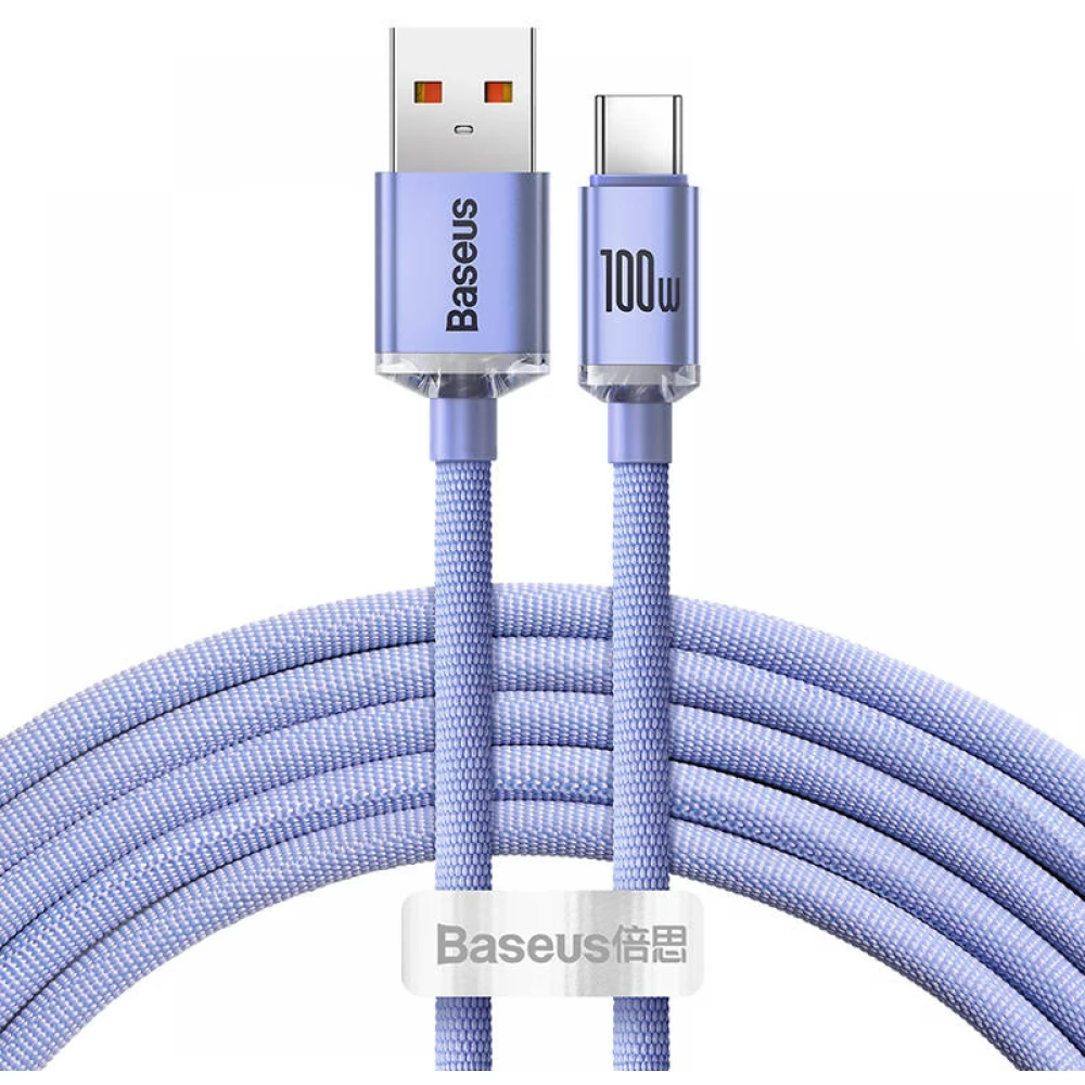 BASEUS USB 2.0 Type C transformator Lila 2m CAJY000505