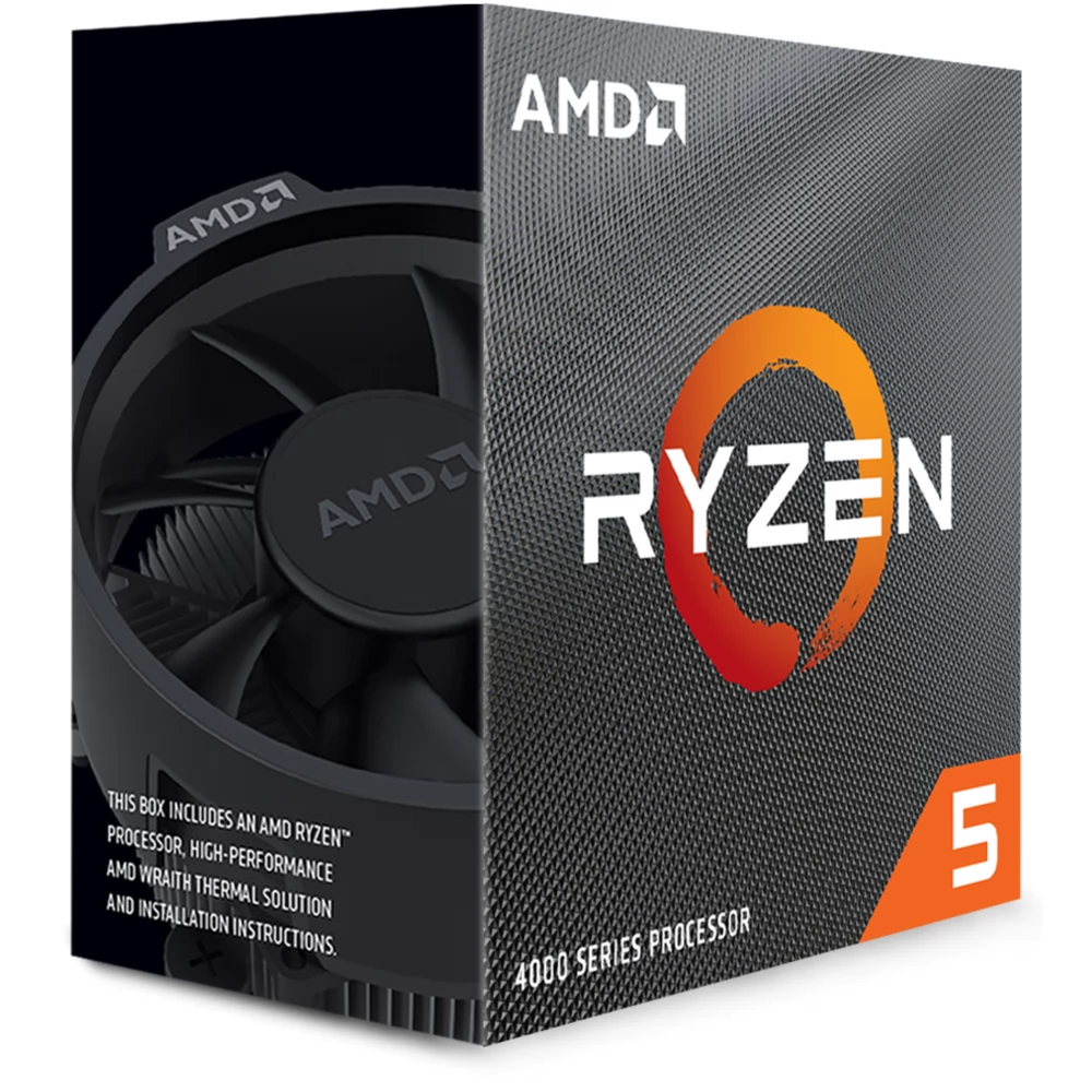 AMD Ryzen 5 4500 3.60GHz AM4 BOX Wraith Stealth cooler wih fan 100