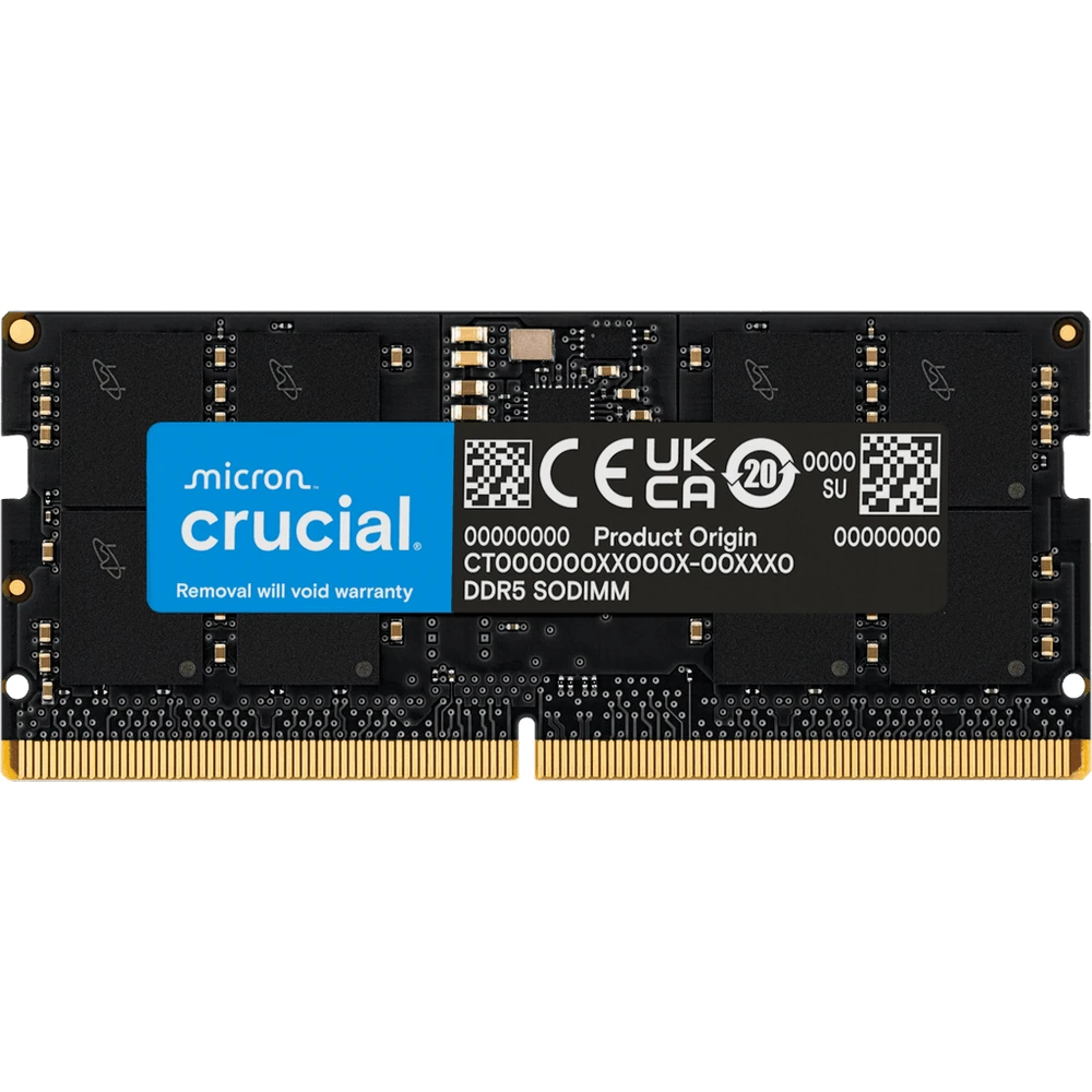 CRUCIAL 32GB Notebook DDR5 4800MHz CL40 CT32G48C40S5