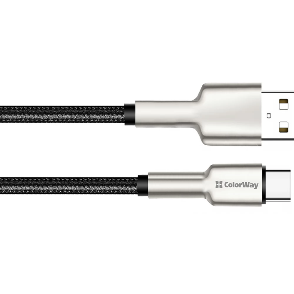 COLORWAY USB 2.0 Type C transformator Crno 1m CW-CBUC046-BK