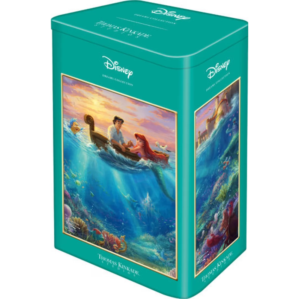 SCHMIDTSPIELE Puzzle játék 500 darabos Disney Arielle fém dobozos
