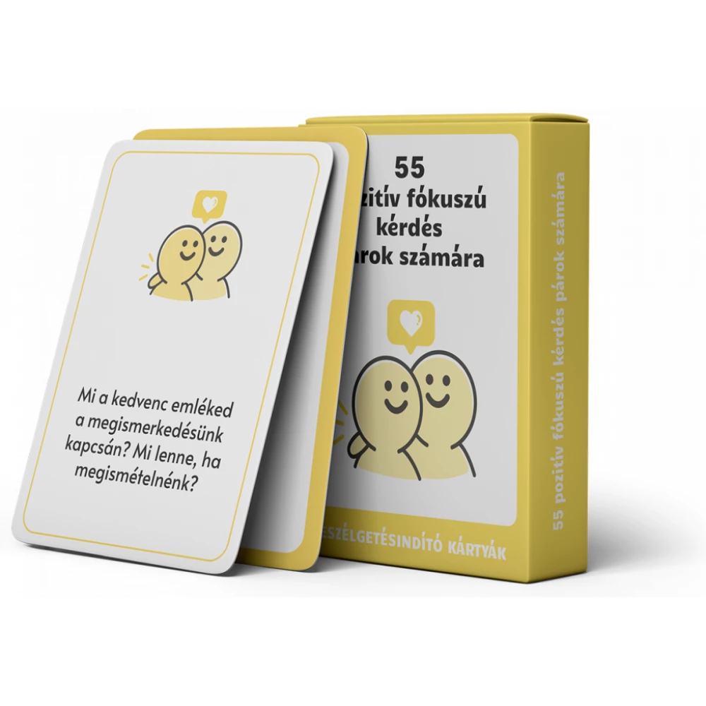 55 pozitív fókuszú kérdés párok számára - beszélgetésindító kártyák