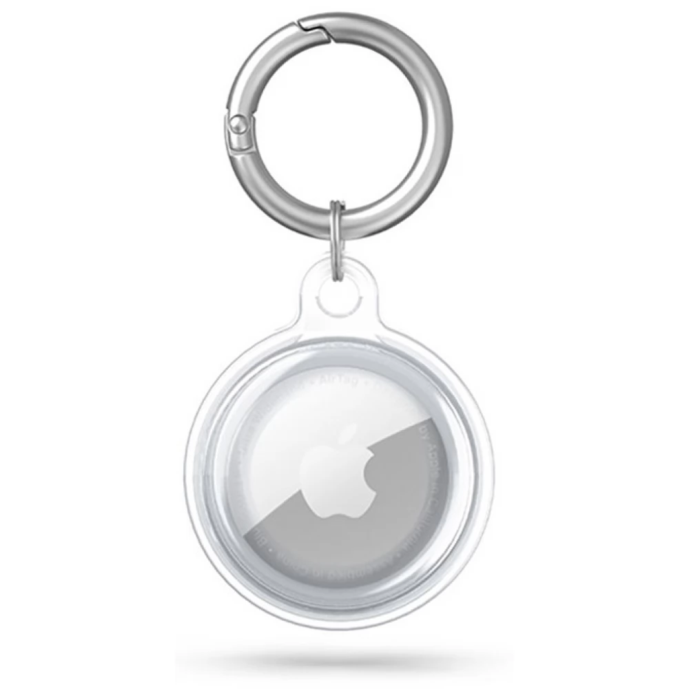 SPIGEN Silicon protection case and key ring Airtag transparent OEM