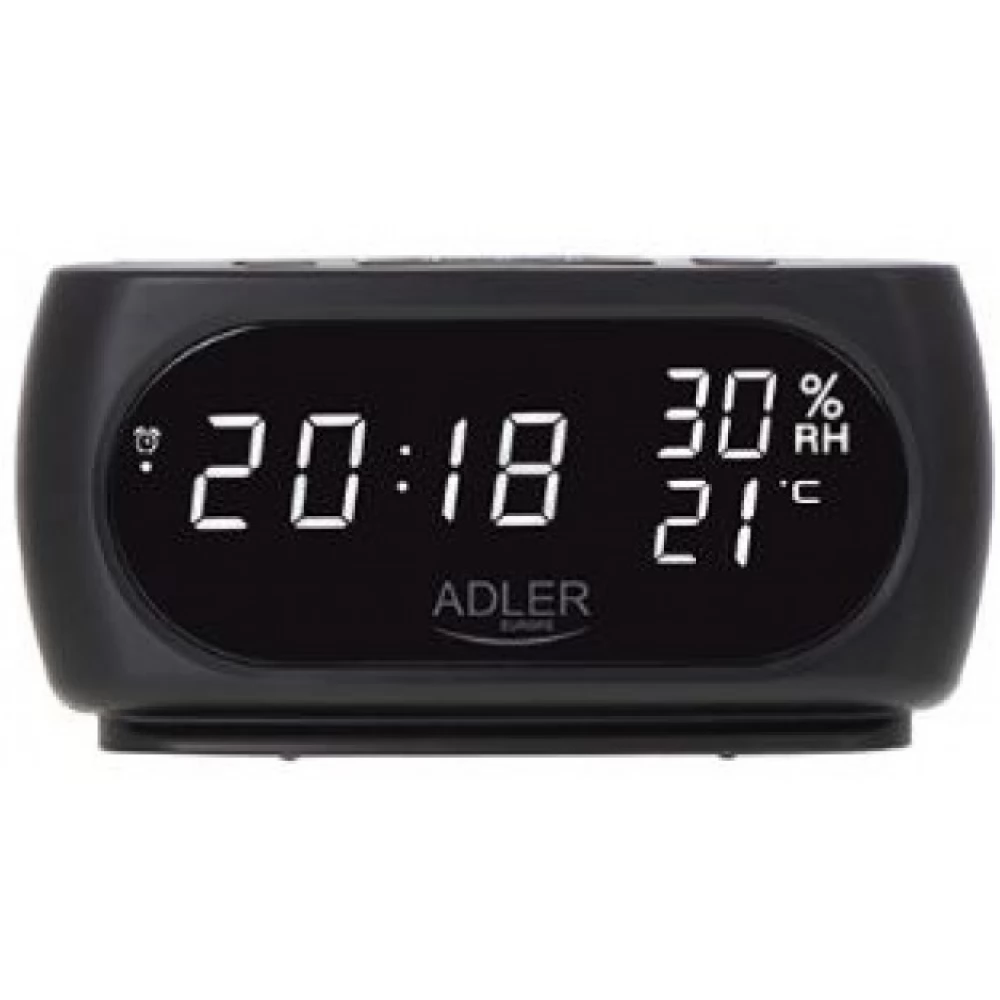 ADLER AD1186 LED óra hőmérővel fekete