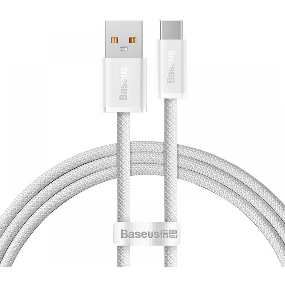 BASEUS USB 2.0 Type C transformator Bijela 1m CALD000602