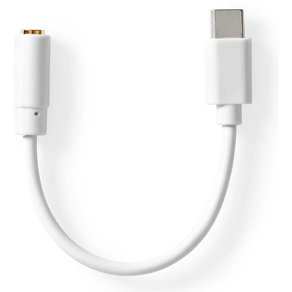NEDIS USB 2.0 Type C Jack transformator Bijela 10cm CCGB65950WT01