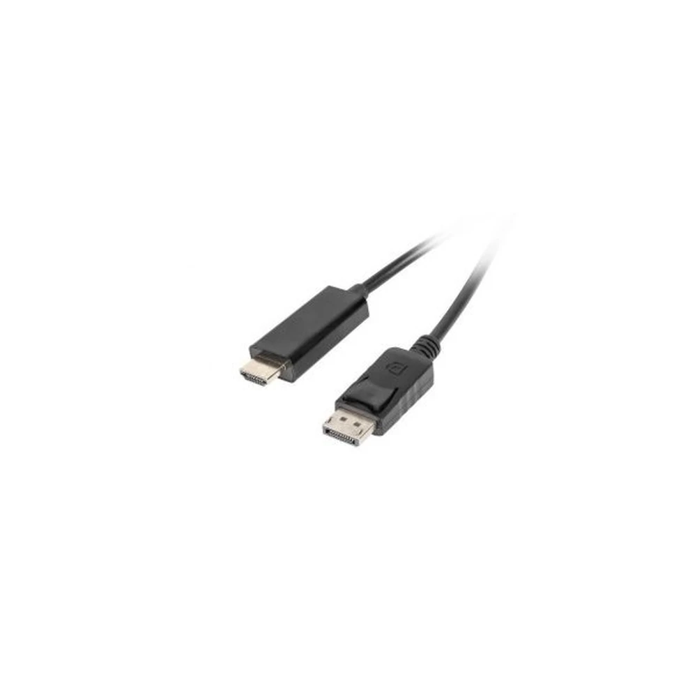 BLACKBIRD DisplayPort HDMI transformator Crno 2m BH1308