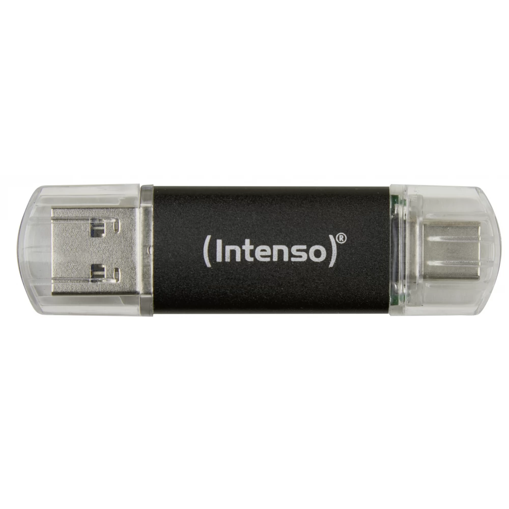 INTENSO Twist Line 32GB USB 3.0 + USB 3.0 Type C Crno