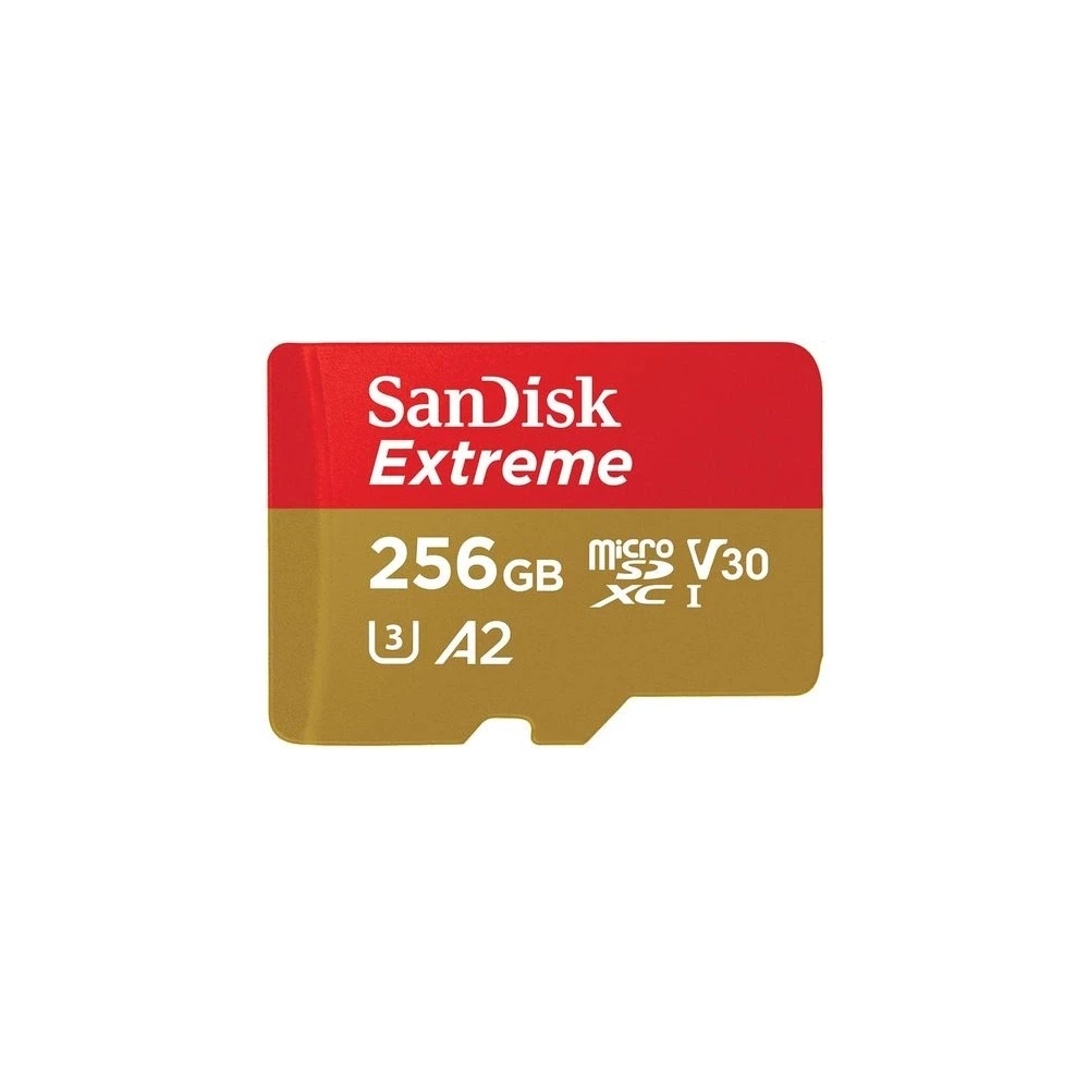 SANDISK Extreme 256GB MicroSDXC 190/130 MB/s 121587