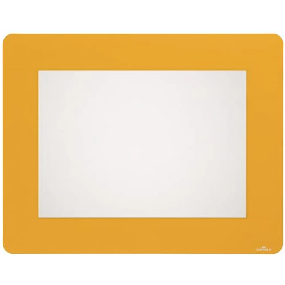 DURABLE Padlójelölő window A4 removable yellow 10 pcs