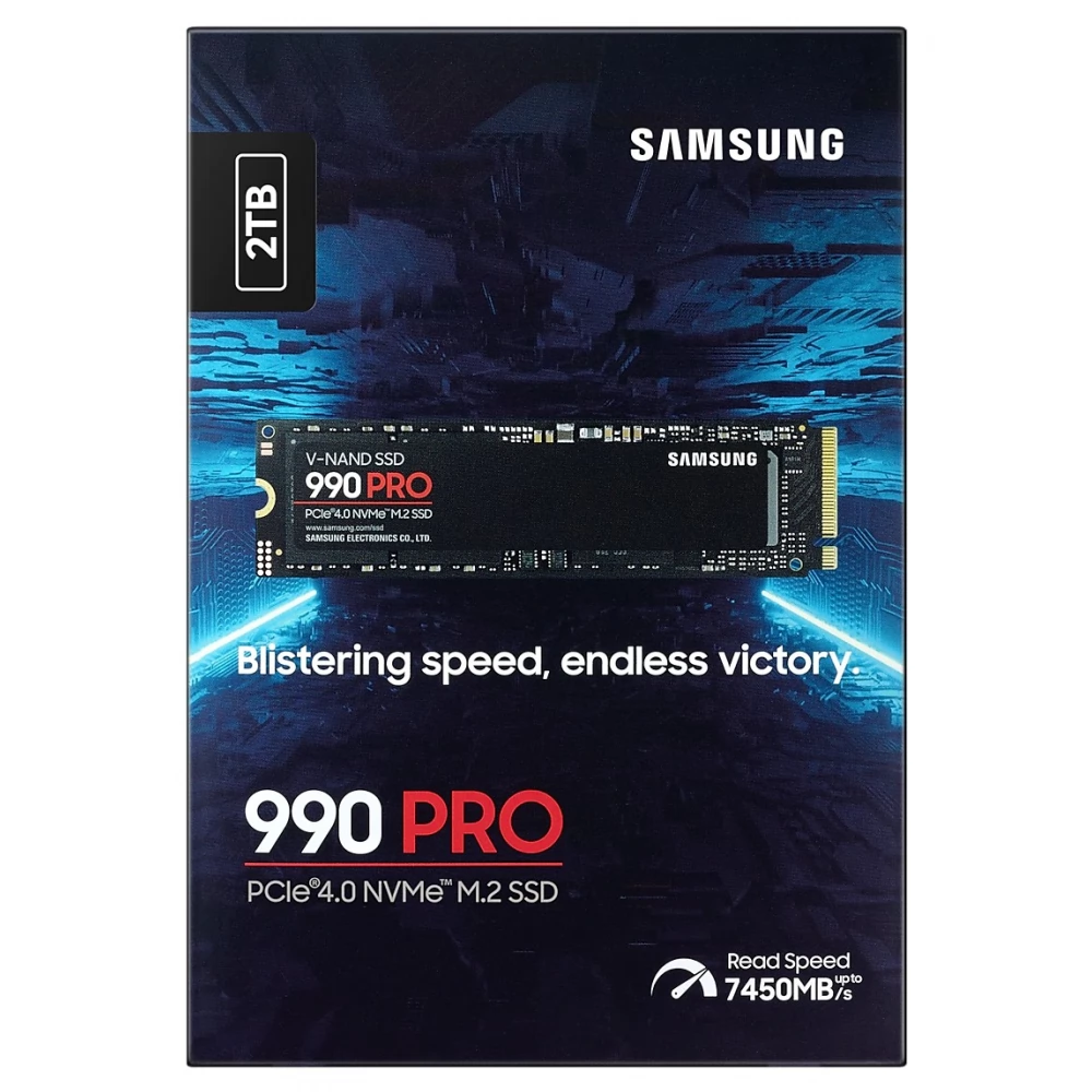 SAMSUNG 2TB 990 PRO M.2 PCIe M.2 2280 MZ-V9P2T0BW - iPoncomp.com