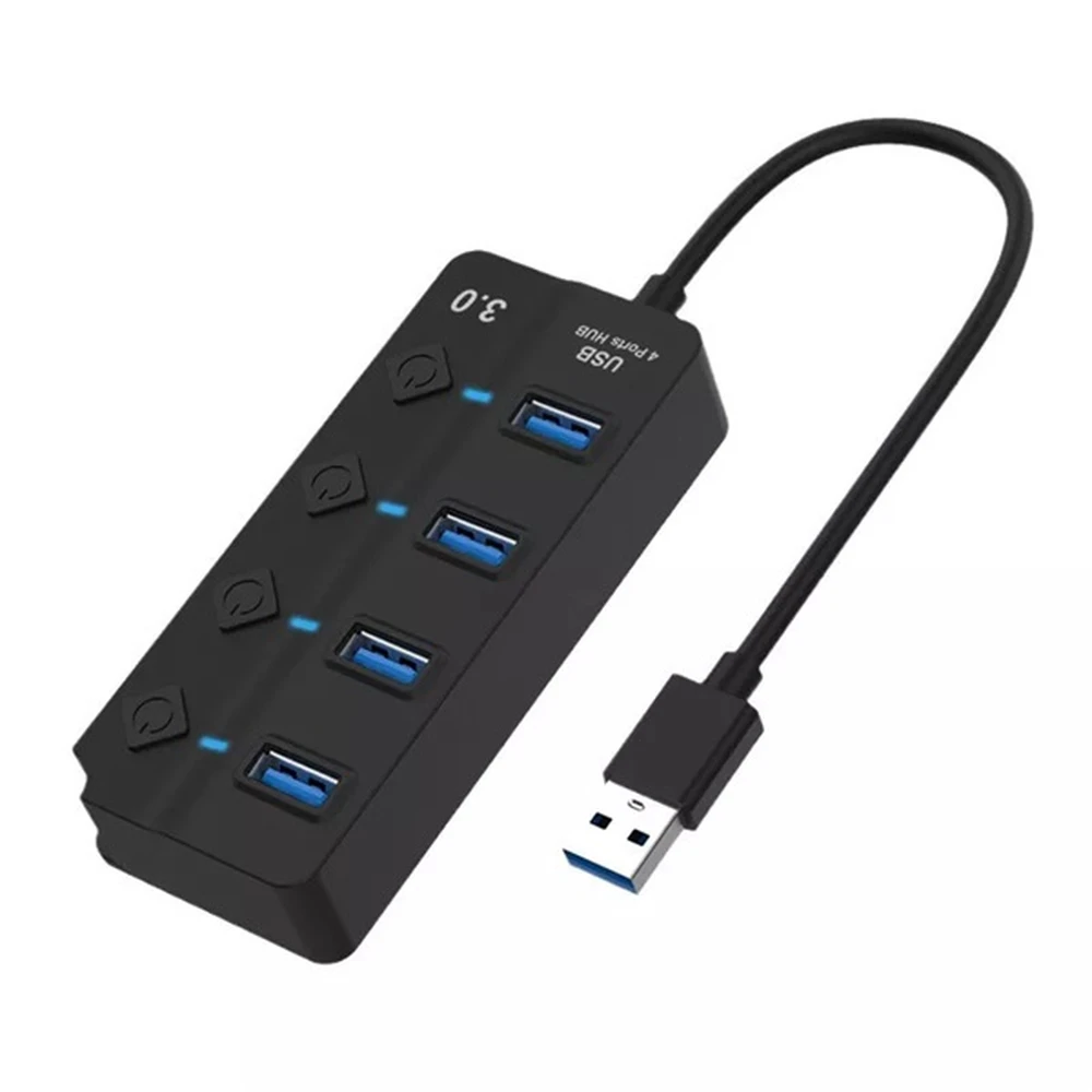 BLACKBIRD BH1373 USB 3.0 HUB 4 port negru