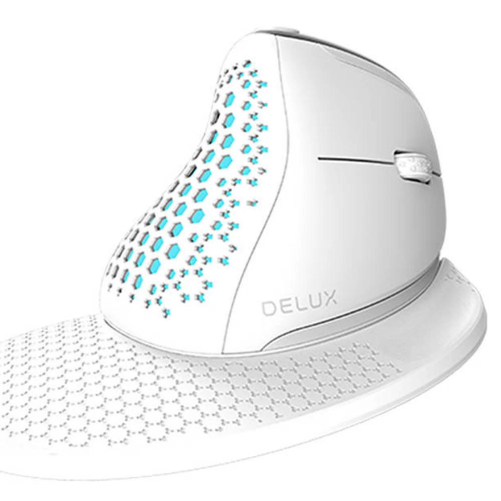 DELUX M618XSD Wireless Vertical white - iPoncomp.com