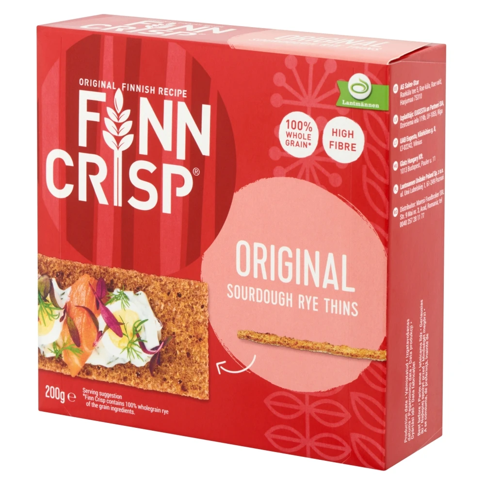 Finn Crisp slim crunchy bread natural 200 g