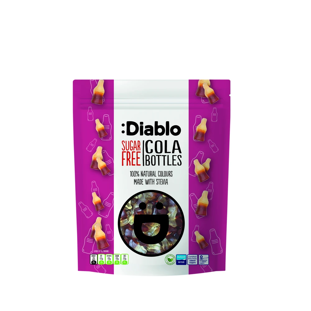 Diablo cukormentes cola ízű gumicukor édesítőszerrel 75g