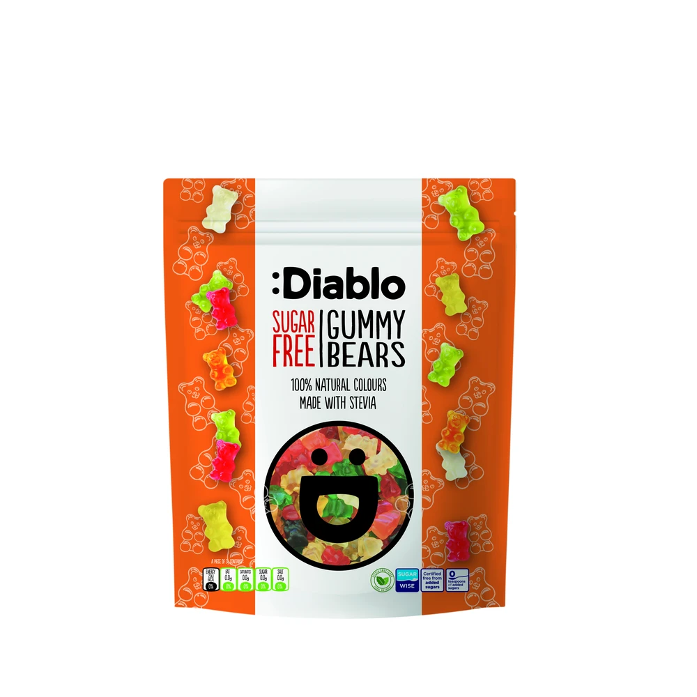 Diablo cukormentes gumimaci cukorkák édesítőszerrel 75g