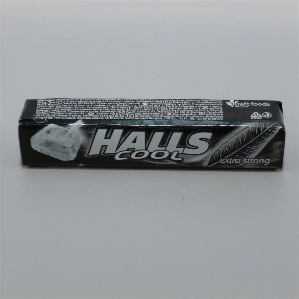 HALLS cukor extra strong 34 g