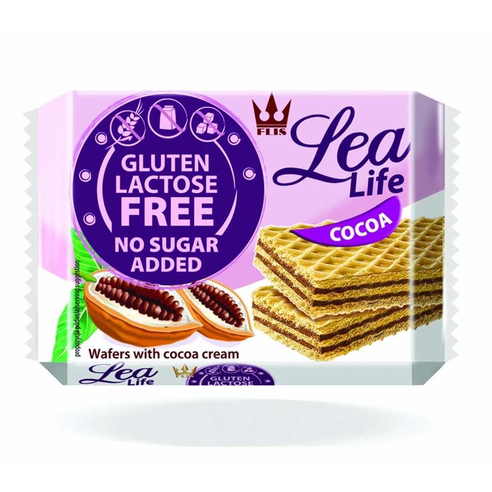 Lea Life cocoa ostyaszelet hozzáadott cukor- glutén- laktóz without 95 g