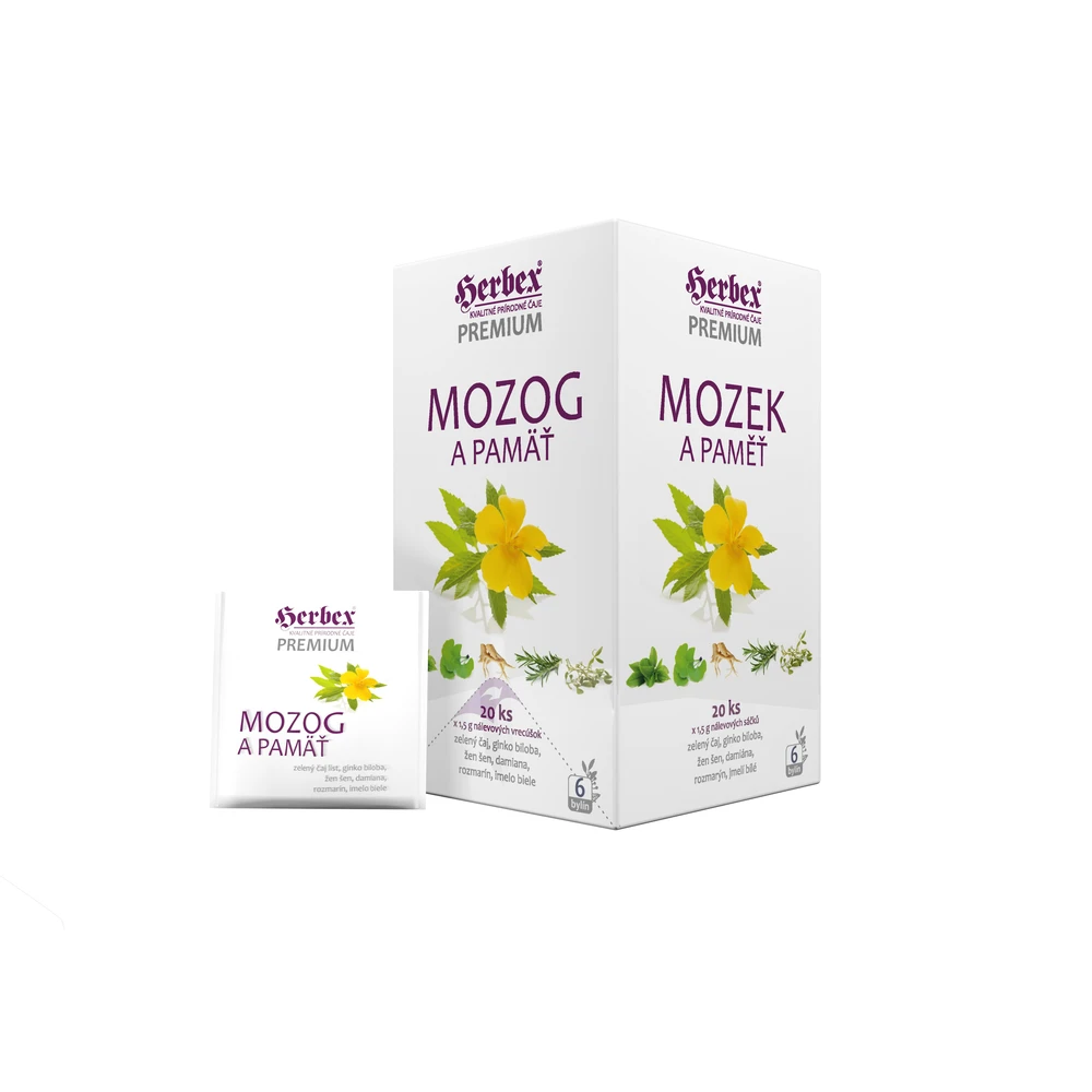 Herbex ész és emlékezet tea 20x15g 30 g