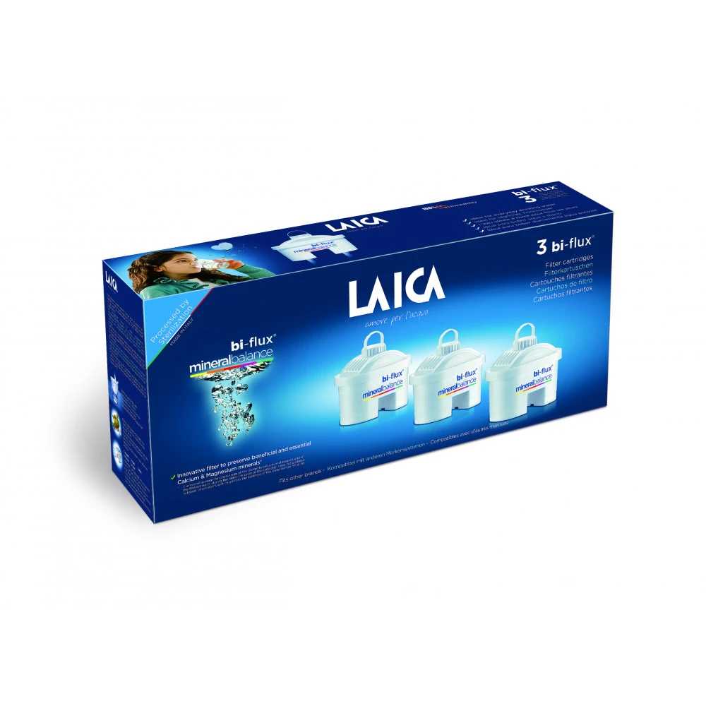 LAICA Bi-flux water filter insert minerál balance 3 pcs