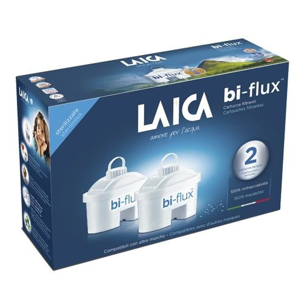 LAICA bi-flux water filter insert universal 2 pcs