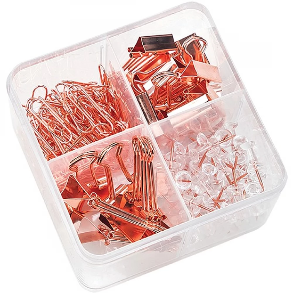 BOXER Table 171pcs accessory stock squared Rose Gold