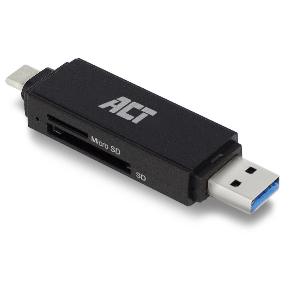 ACT CONNECTIVITY AC6375 USB-C/USB-A cititor card SD/micro SD