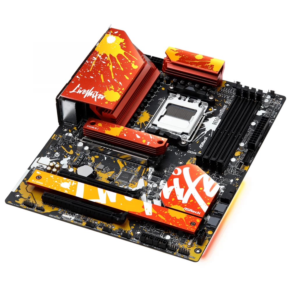CPU Asrock B650 livemixer & AMD Ryzen 7700 ASROCK B650 LiveMixer - iPoncomp.com