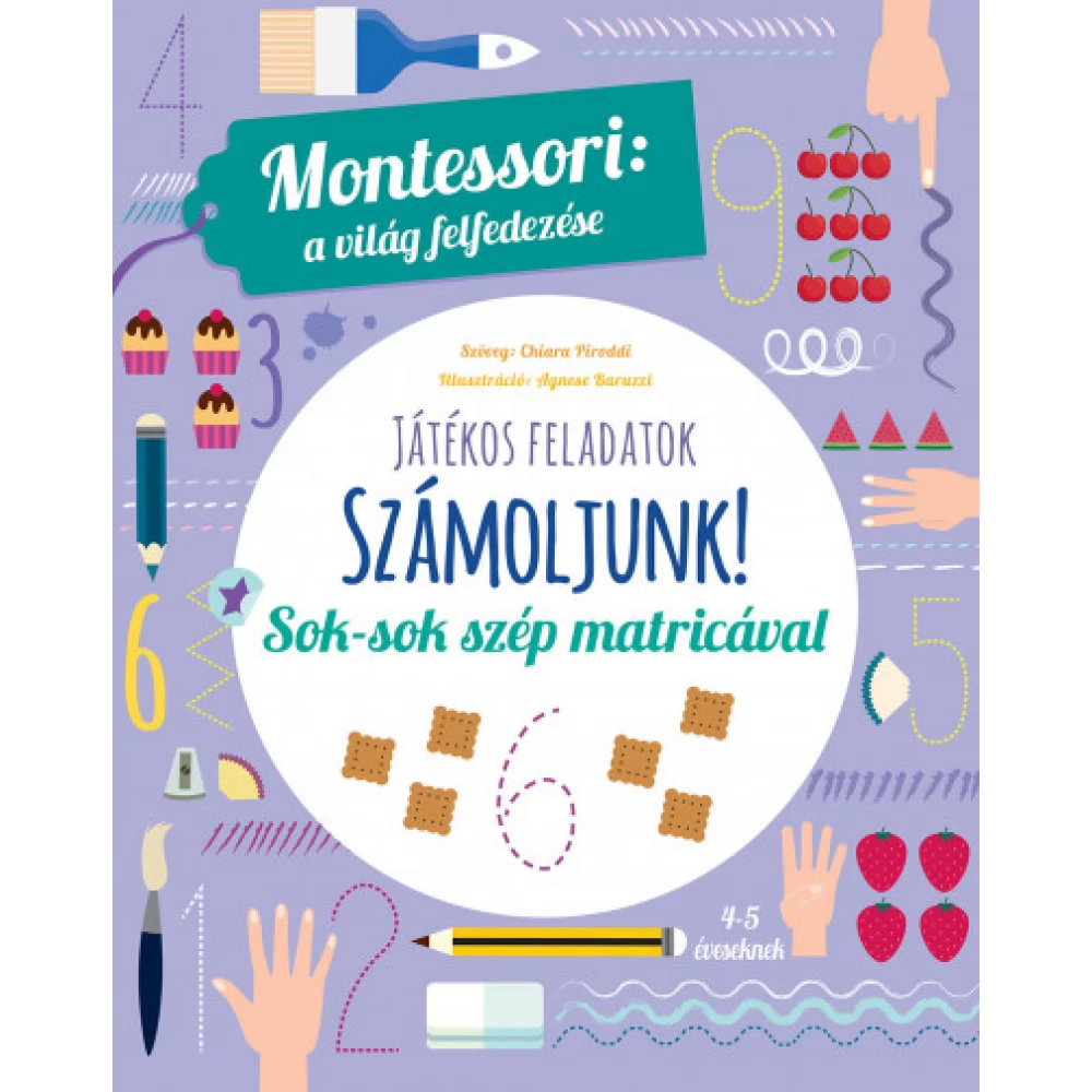 Piroddi Chiara - Let us count - Montessori: A world felfedezése - Sok-sok beautiful sticker