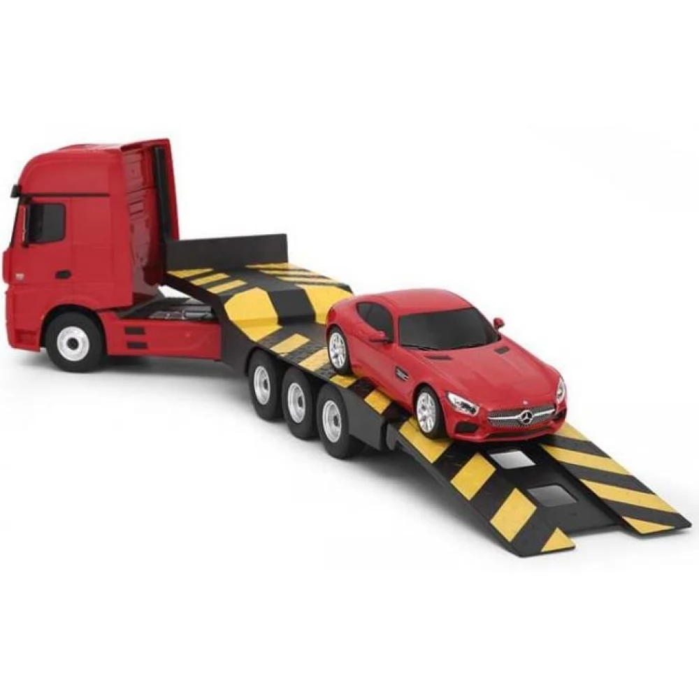 RASTAR Mercedes-Benz Actros remote trailer camion and AMG GT