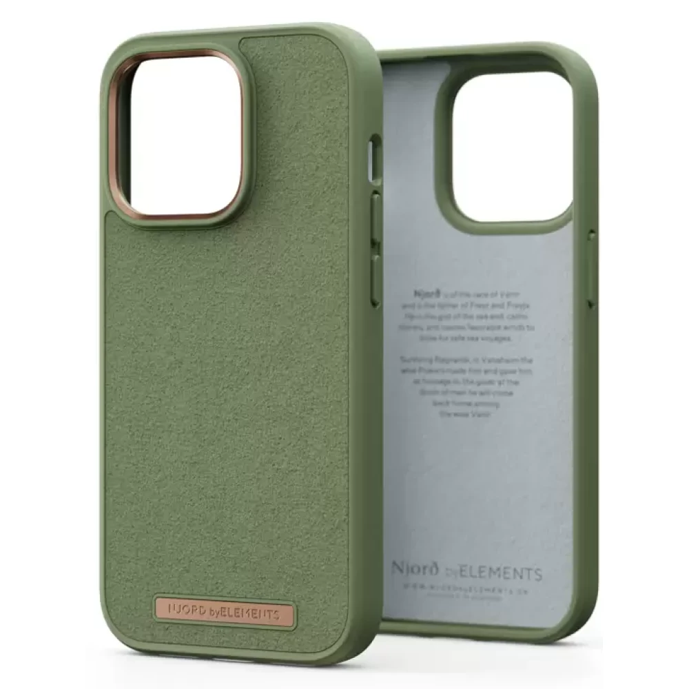 NJORD Comfort+ case Apple iPhone 14 Pro olive green - iPoncomp.com
