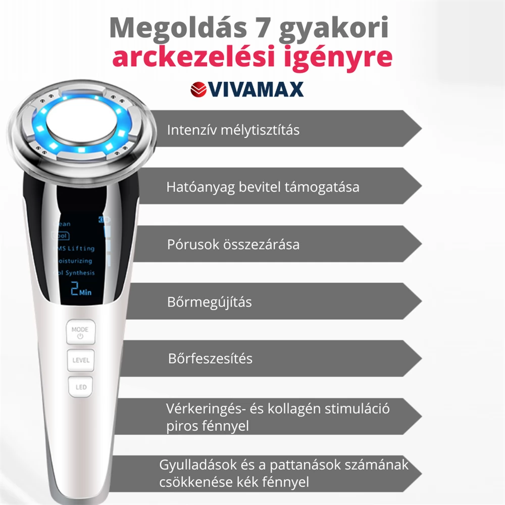 VIVAMAX Hot&Cool facial treatment device EMS technology - iPoncomp.com