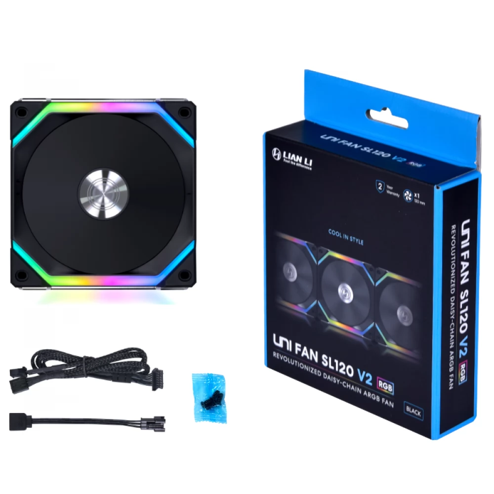 LIAN LI UNI Fan SL120 V2 black - iPoncomp.com