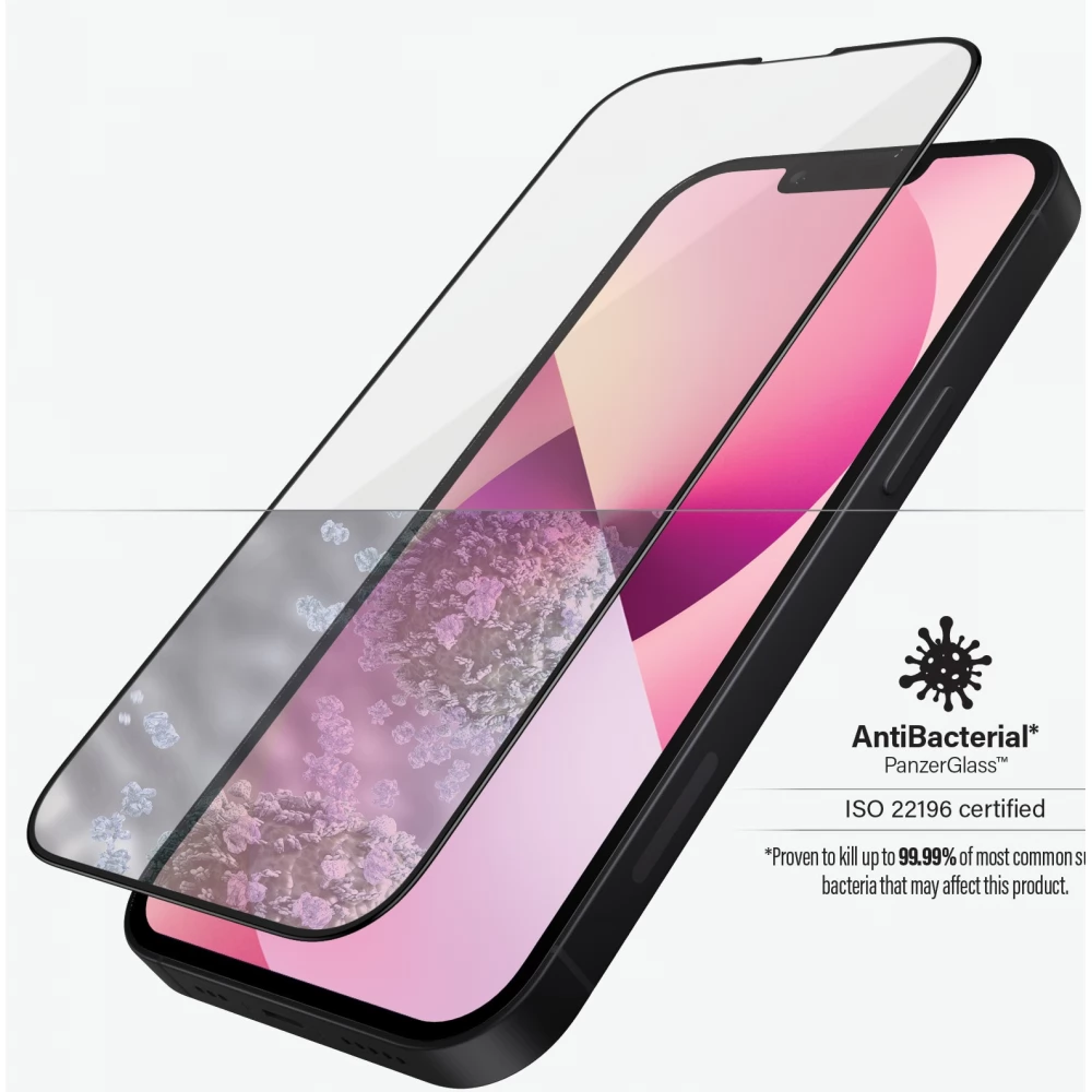PANZERGLASS Screen Protector Antibacterial zaštita ekrana iPhone 13 Mini