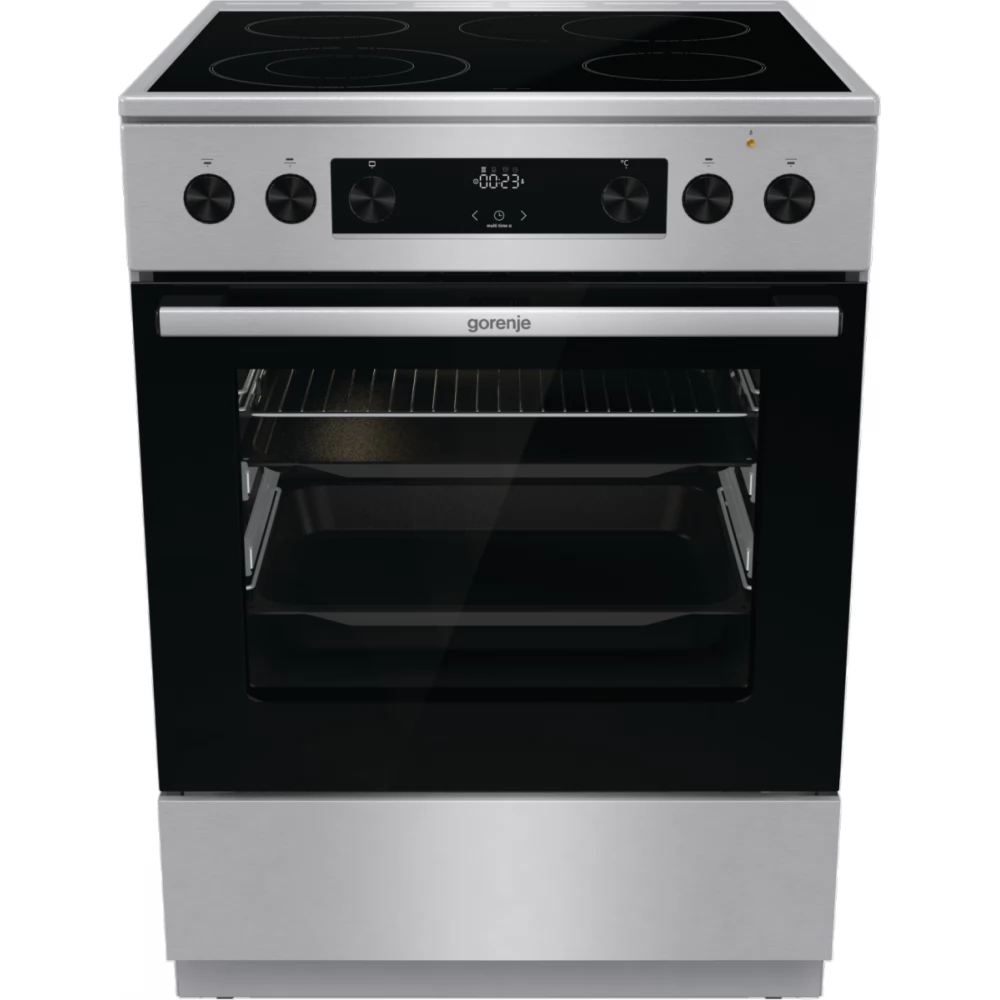 GORENJE GECS6C70XPA Tűzhely kerámialapos 71 l inox