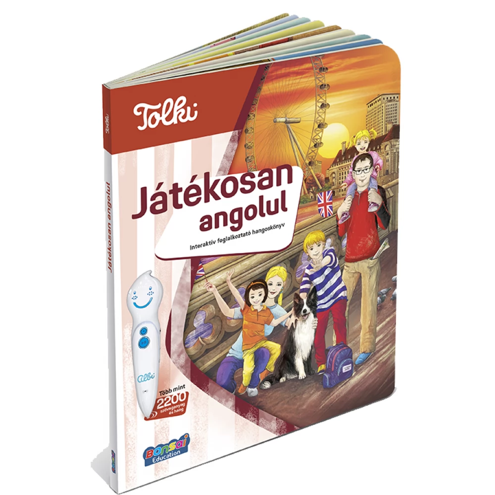 TOLKI Interactive employing book - Játékosan angolul