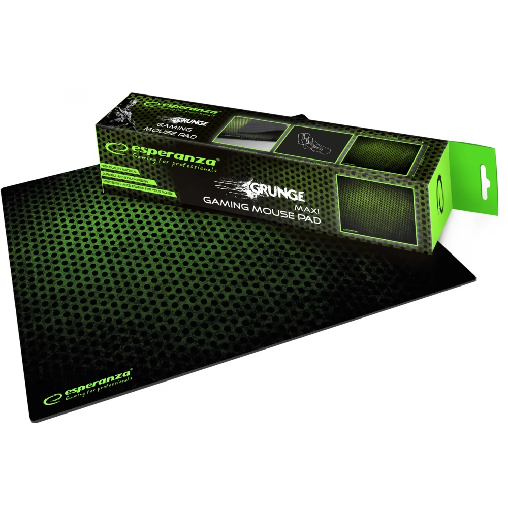 ESPERANZA EGP103 Grunge Maxi Gaming Mouse pad black-green