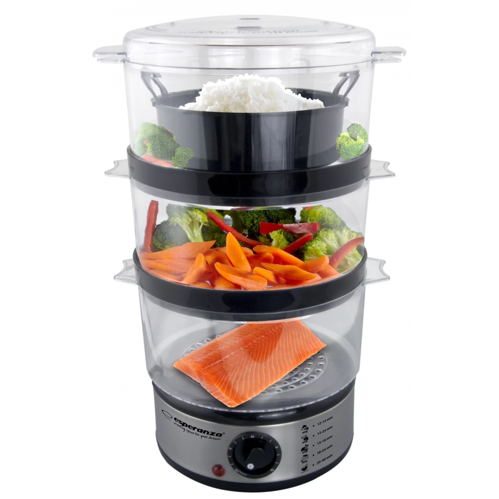 ESPERANZA EKG009 Volcano Párológép electric 400 W 7.5 l black / silver