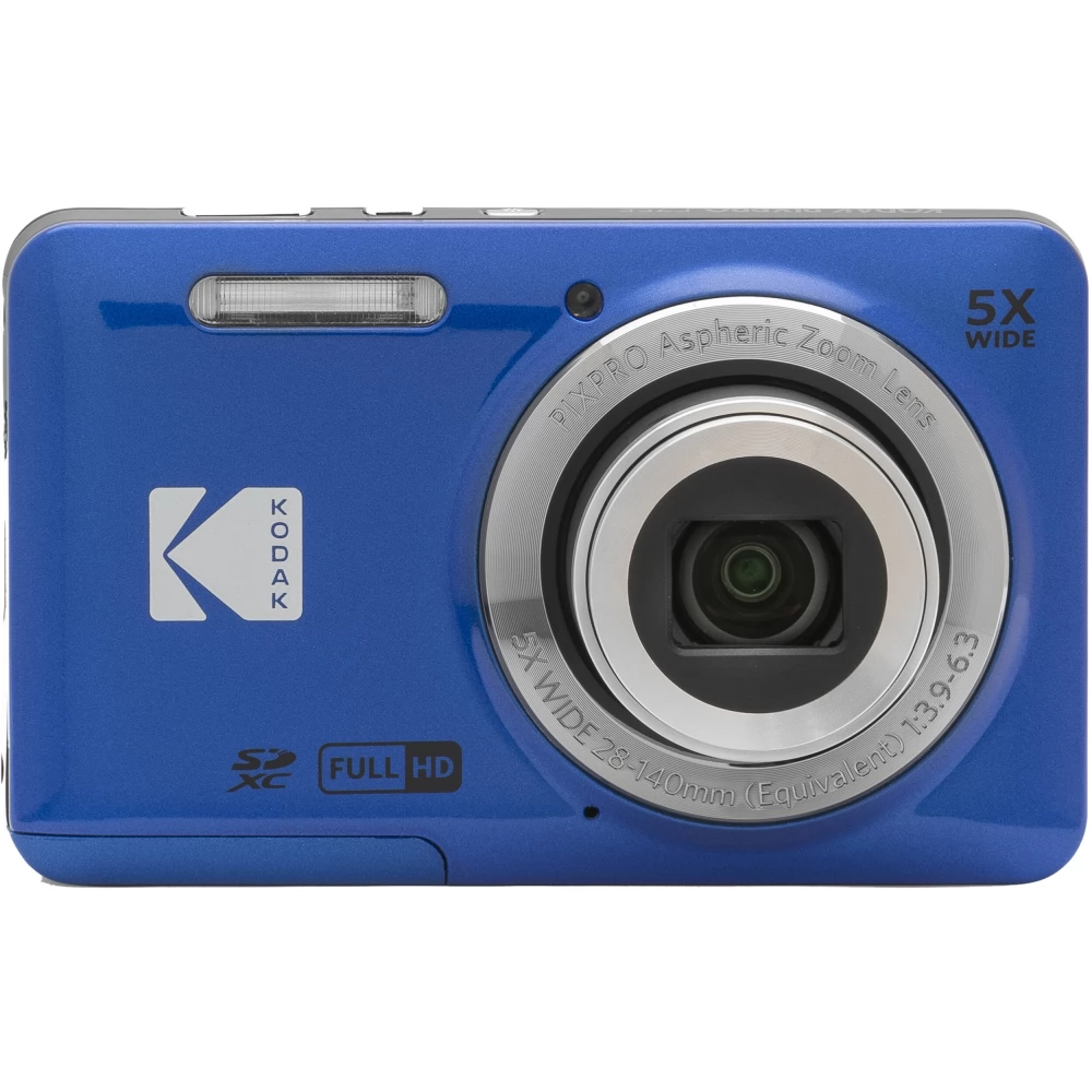 KODAK Pixpro FZ55 compact digital aparat foto albastru - iPon.ro