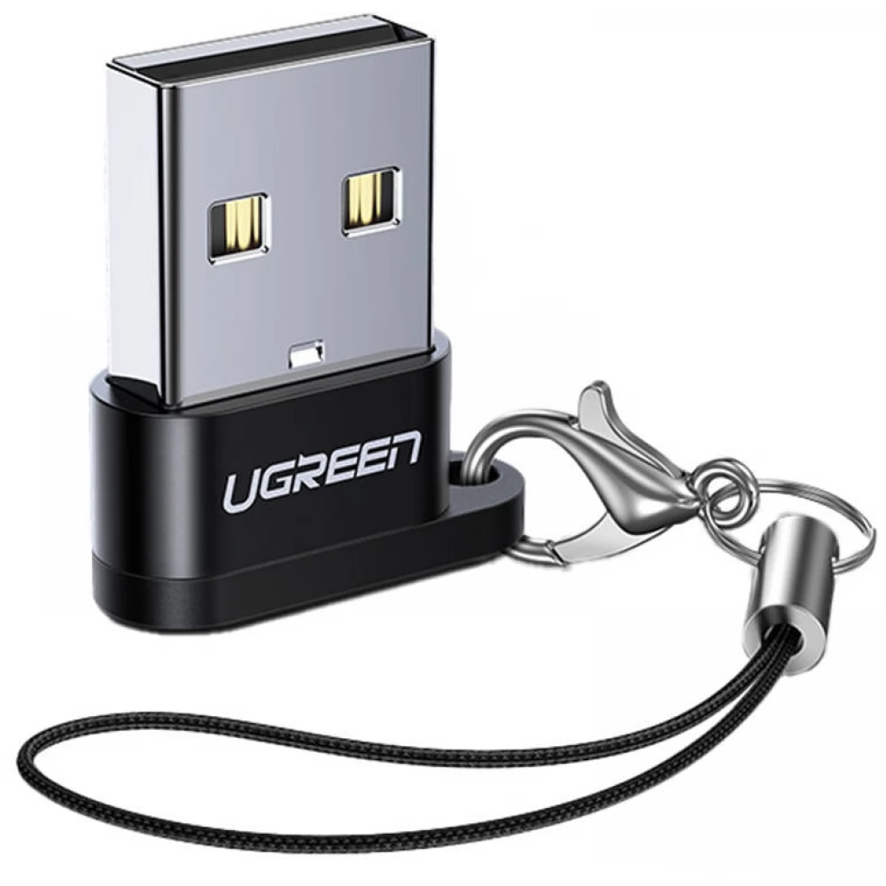 UGREEN USB 2.0 Type C Átalakító Fekete 3cm 6957303855681