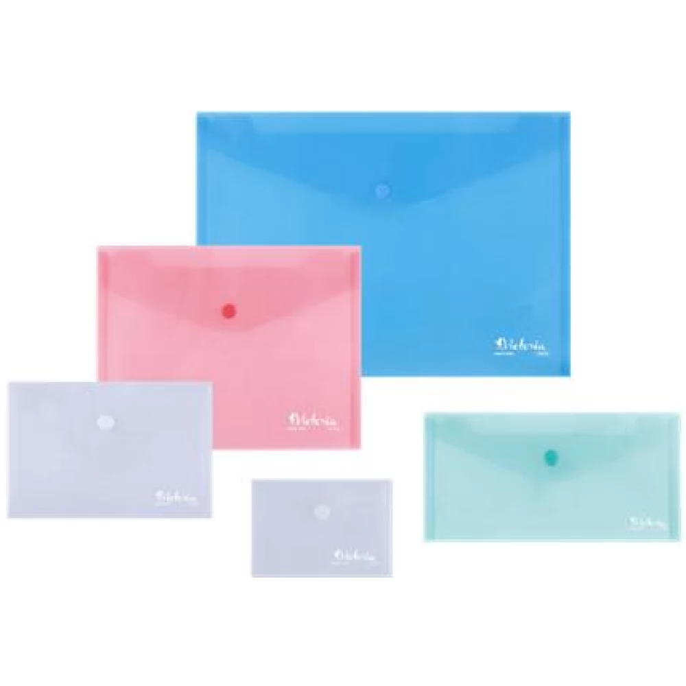 VICTORIA folder packet DL PP patentos transparent