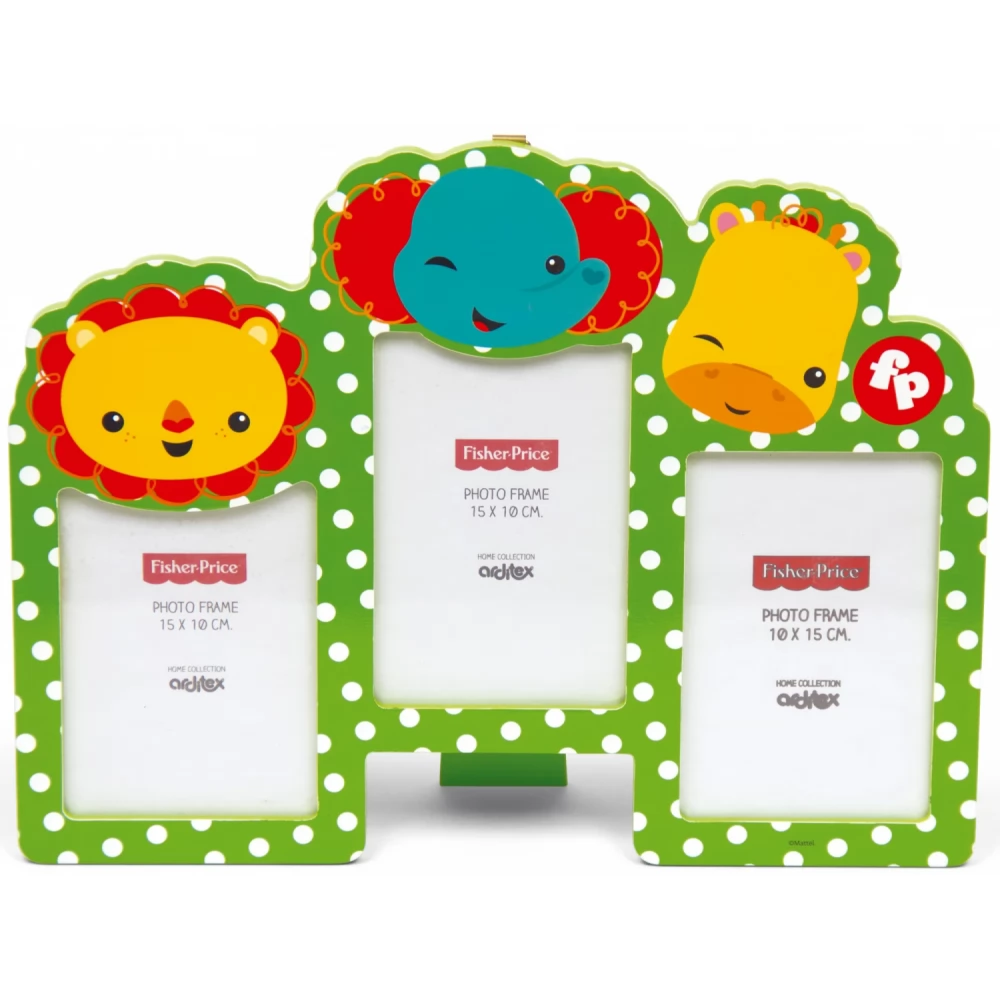 MATTEL Fisher Price Képkeret set animal Face 3 parts