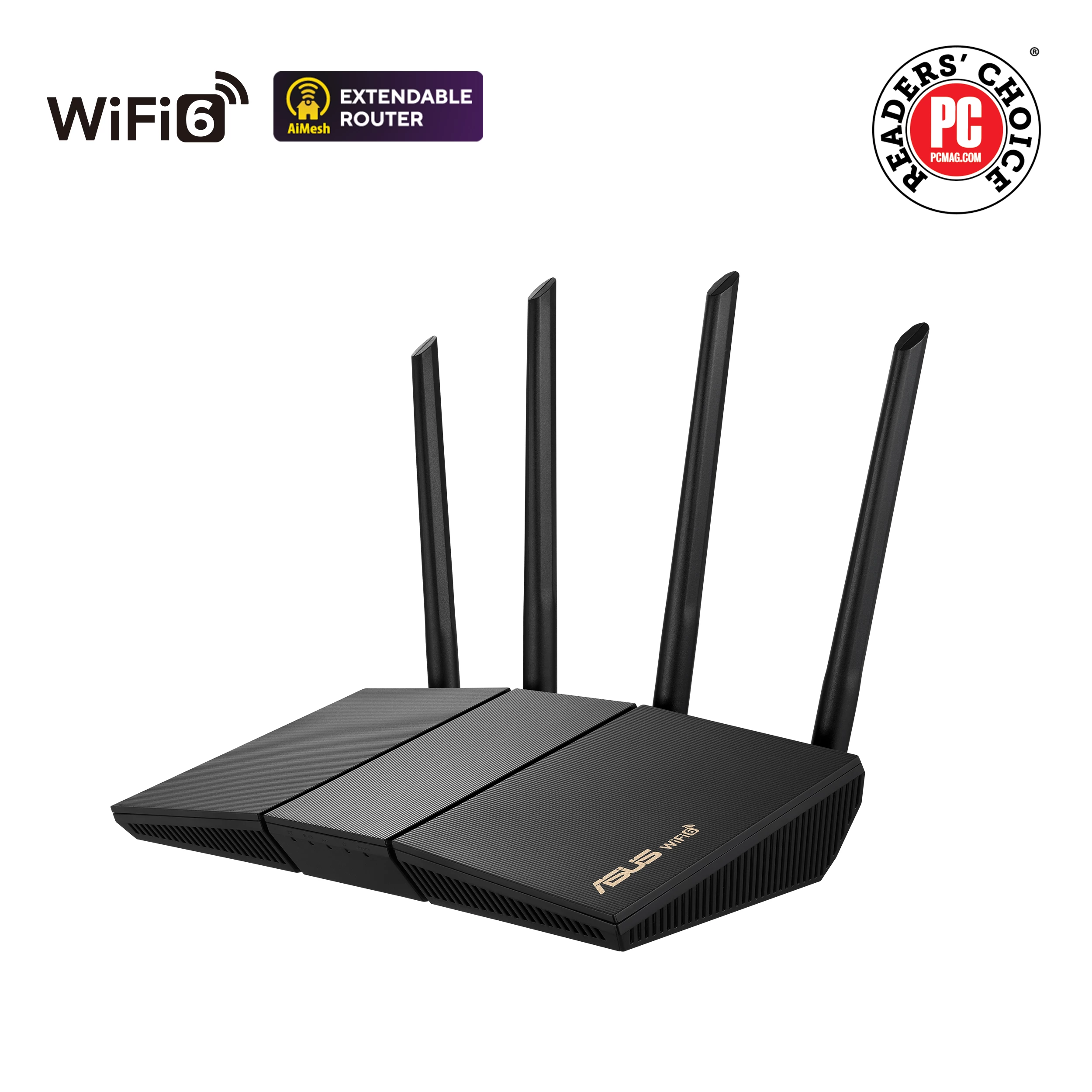 ASUS RT-AX57 AX3000 Dual Band WiFi 6 Extendable Router - iPon.ro