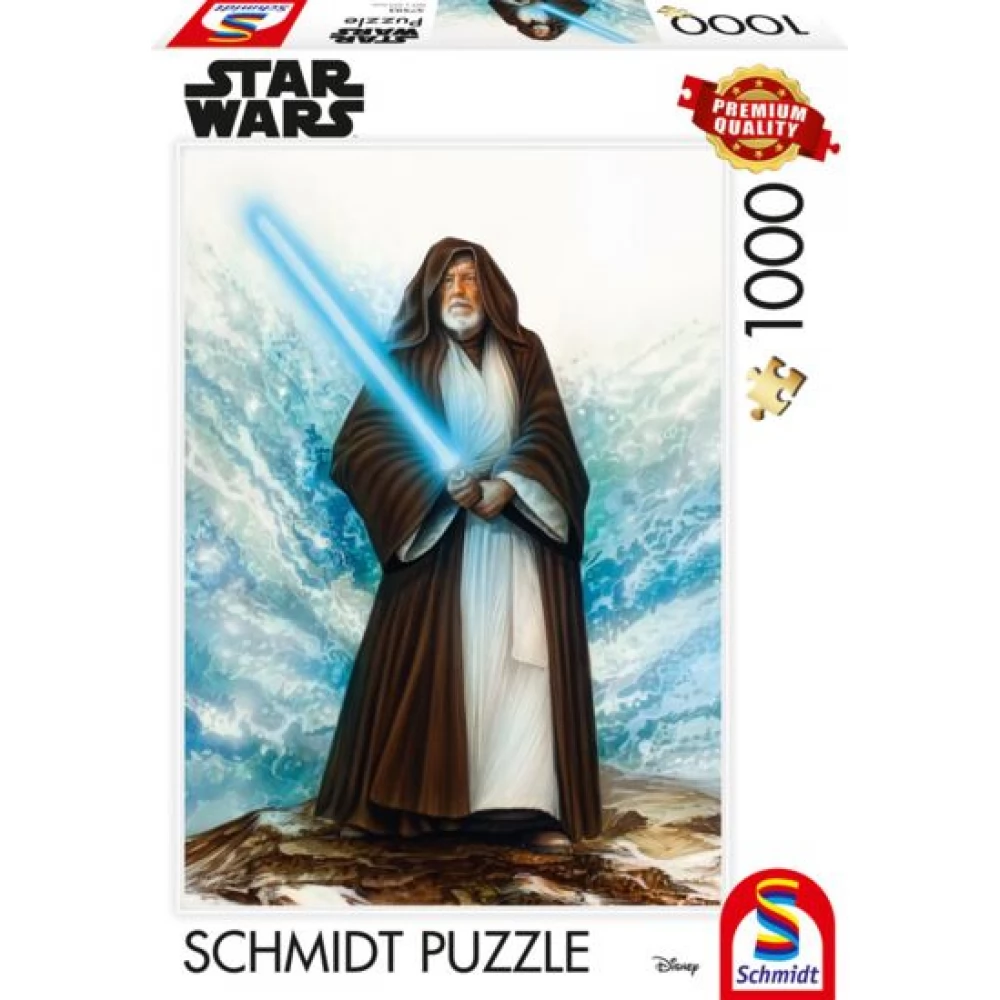 SCHMIDTSPIELE Puzzle játék 1000 darabos Monte Moore: Star Wars - The Jedi Master/Obi-Wan Kenobi