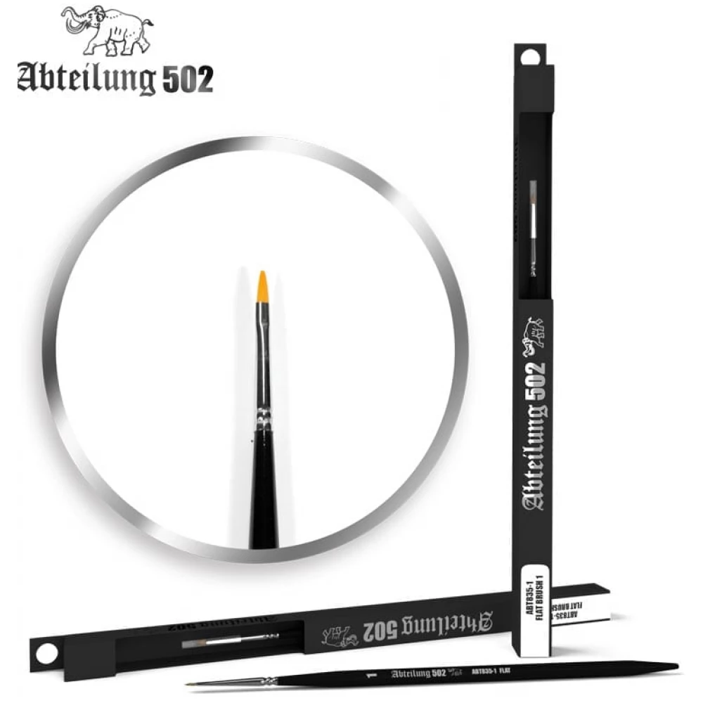 Abteilung 502 Flat Brush 1 flat head brush